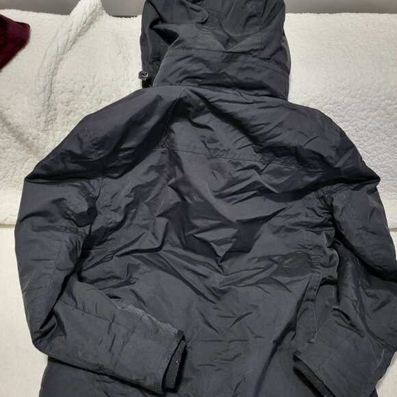 AMERICAN EAGLE OUTFITTERS Men's Nylon Black Parka Size Medium - Picture 4 of 5
